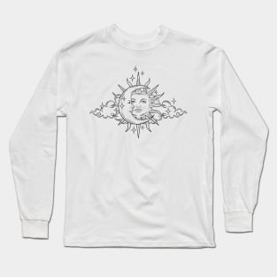 Sun and moon Long Sleeve T-Shirt